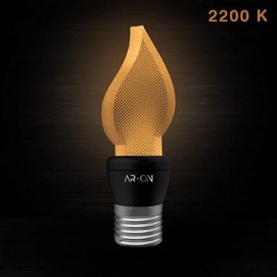 ARON Dekoratif LED Ampul 5W E27 Alev 2200K - 1
