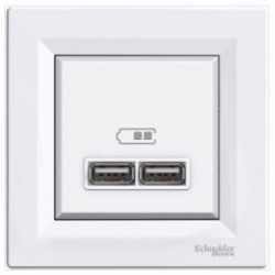 Asfora USB Beyaz - Schneider Electric