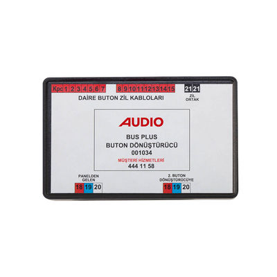 Audio-Buton Dönüştürme Modülü Dijital Panel-15-1 Daire-001034 - 1
