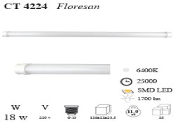 Cata-18w LED-li Floresan-Beyaz-CT-4224 - 1