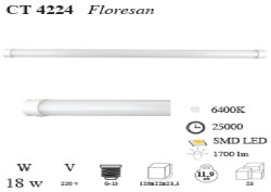Cata-18w LED-li Floresan-Beyaz-CT-4224 - Cata
