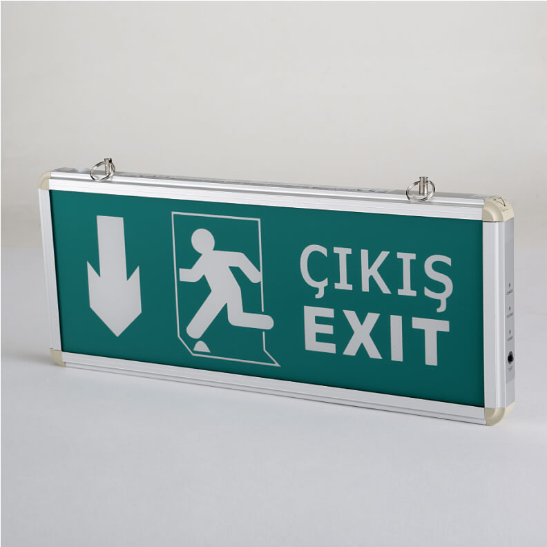  Cata Exıt Çıkış Armatürü Ledli 3 Saat Akülü Ct-9167