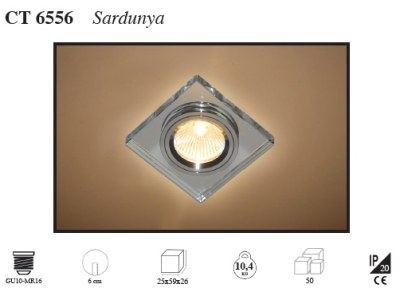 Cata Glass Spot Light Luminaire Sardania CT-6566 - 1