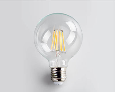 Cata 6w Transparent Rustic Led G95 Glop Bulb - 1