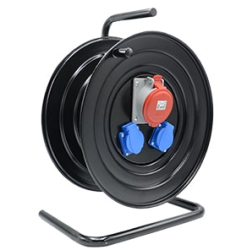 Çetinkaya-2 Monofaze 1 Trifaze Priz 50m 4x2.5mm2 Boş Seyyar Makara-ÇP 012 - Çetinkaya