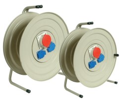 Çetinkaya-2 Monofaze 1 Trifaze Priz 35m 4x1.5mm2 Kablolu Seyyar Makara-ÇP 013 - Çetinkaya