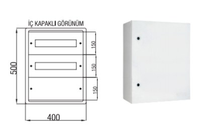 Çetinkaya-30 Sigorta-Pako Polyester Dağıtım Panosu-ÇP 531 - 1