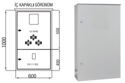 Çetinkaya X5 Electronic Meter + Current Transformer + 250A Compact Switch Combi Meter Panel ÇP 115 BH - Çetinkaya