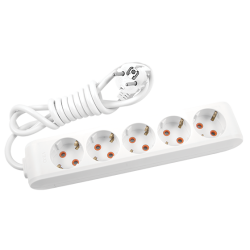 Viko-Dörtlü Priz Topraklı Kablolu Çocuk Korumalı 1 Metre Multi-Let Grup Priz -90113401 - Viko