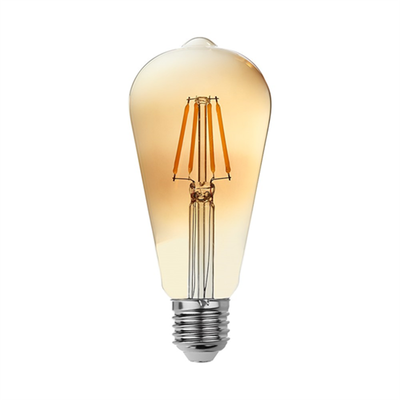 Edison 6W ST64 Rustik Flamentli Ampul 2700K - 1