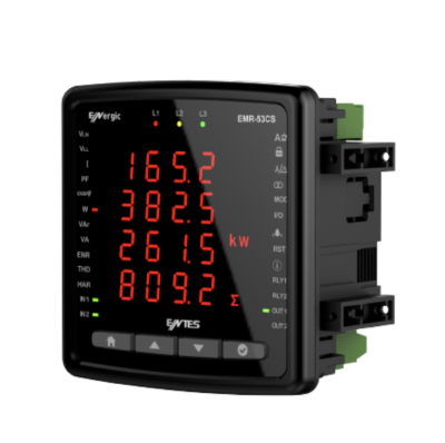 EMR-04S | Enerji Doktoru Haberleşmeli Güç ve Enerji Ölçer 100-270 VAC/DC Hayalet LED Ekranlı - 1