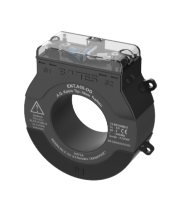 Entes ENT.A65-OG 50/1 Orta Gerilim Akım Trafosu 50A Primer 1A Sekonder | Entes ENT.A65-OG Serisi - 1