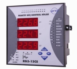 ENTES-RG3-12CS Reaktif Güç Kontrol Rölesi - Entes