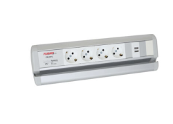 Furno Alüminyum Masa Üstü Priz Ünitesi 99001201 - FURNO