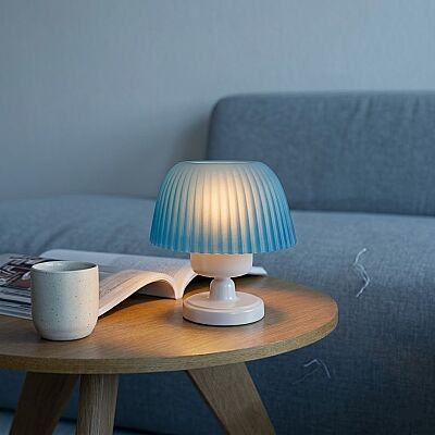 FURNO Mantar Abajur Mavi - 4