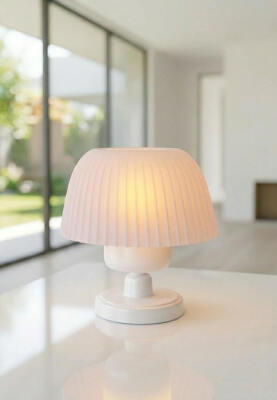 FURNO Mantar Abajur Beyaz - 1