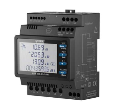 Gelişmiş DC Harmonik Takibi Kolay Bağlantı | ENTES MPR-26S-21-D-PM DIN Ray Analizör - 1