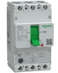 GoPact 200B Serisi Ayarlanabilir Kompakt Şalter 3 Kutup 100A 380V AC - Schneider Electric