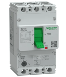 GoPact 200B Serisi Ayarlanabilir Kompakt Şalter 3 Kutup 50A 380V AC - Schneider Electric