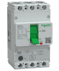 GoPact 200F Serisi Ayarlanabilir Kompakt Şalter 3 Kutup 200A 380V AC - Schneider Electric