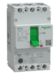 GoPact 200F Serisi Ayarlanabilir Kompakt Şalter 3 Kutup 80A 380V AC - Schneider Electric