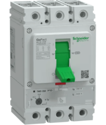 GoPact 250B Serisi Ayarlanabilir Kompakt Şalter 3 Kutup 200A 380V AC - Schneider Electric