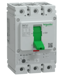 GoPact 250F Serisi Ayarlanabilir Kompakt Şalter 3 Kutup 200A 380V AC - Schneider Electric