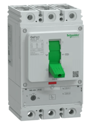  Gopact 400f Serisi Ayarlanabilir Kompakt Şalter 3 Kutup 250a 380v Ac