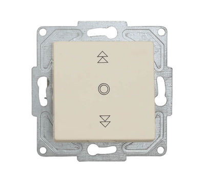 Günsan Cream Blinds Control Switch (Single Button) Equana Switch Socket Series - 1