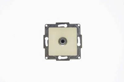  Günsan/Eqona Cream Satellite Socket with F Connector - 1