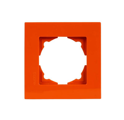 Günsan Orange Frame for Single Switch Socket - 1