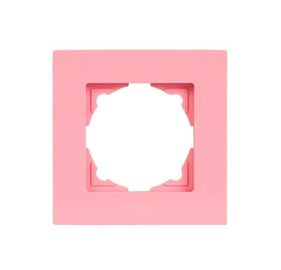 Günsan Pink Frame for Single Switch Socket - 1
