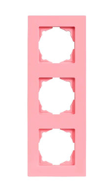 Günsan Pink Triple Frame for Switch Socket - 1