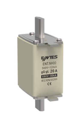 Güvenilir Devre Koruması | ENTES ENT.NH00 50A NH Bıçaklı Sigorta - 1