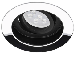 Jupiter Krom Siyah 50W Sıva Altı Entegre Hareketli Spot - Jupiter