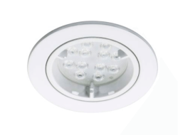 Jupiter Saten Nikel Sıva Altı Entegre Sabit Spot 50W - Jupiter