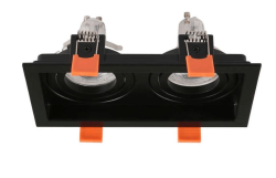 Jupiter Siyah Sıva Altı Entegre 2'li Hareketli Spot - Jupiter