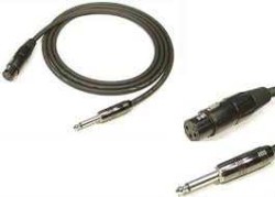 KIRLIN Mikrofon Kablosu Gitar Jak-Canon Dişi 10M - Kirlin Cable