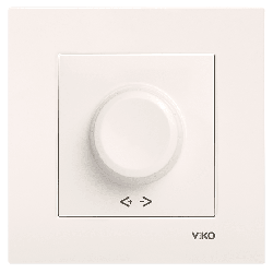 Viko Karre-Meridian-Meridian cream 6-100w Rl Dimmer - Viko