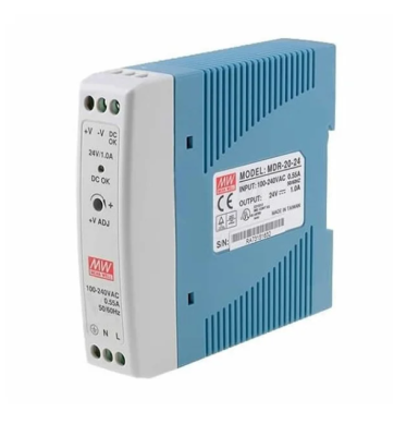Mean Well MDR-20-12 12V 1.7A 20W Din Ray Tipi Güç Kaynağı - 1