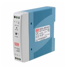 Mean Well MDR-20-5 5V 4A 20W Din Ray Tipi Güç Kaynağı - Mean Well