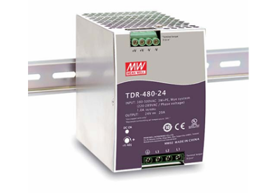 Mean Well TDR-480-24 24V 20A 480W Ray Tipi Güç Kaynağı - 1