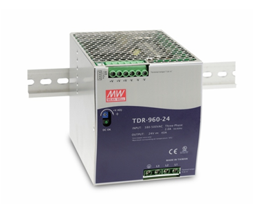 Mean Well TDR-960-24 24V 40A 960W Ray Tipi Güç Kaynağı - 1