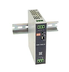 Mean Well XDR-150E-24 24V 6.5A 156W DIN Ray Tipi Güç Kaynağı - Mean Well