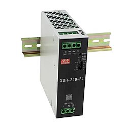 Mean Well XDR-240E-48 48V 5A 240W DIN Ray Tipi Güç Kaynağı - Mean Well