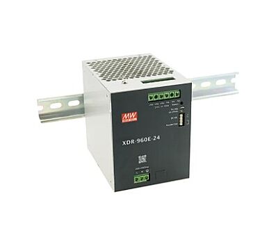 Mean Well XDR-960E-24 24V 40A 960W DIN Ray Tipi Güç Kaynağı - 1