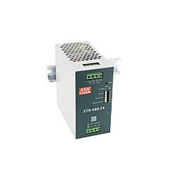Mean Well XTR-480-24 24V 20A 480W Trifaze DIN Ray Tipi Güç Kaynağı - Mean Well