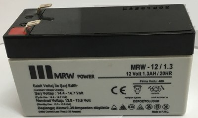 MERVESAN/12 VDC 1.3AH DRY TYPE ACCUMULATOR - 1