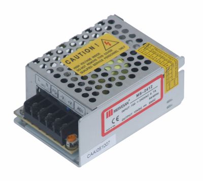 Mervesan-24 Watt 12 Vdc Ac-DcMetal Kasalı Adaptör-Ms-24-12 - 1