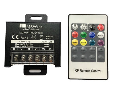 MERVESAN / 240 WATT RF RGB controls / MRW-C-RF-20A - 1